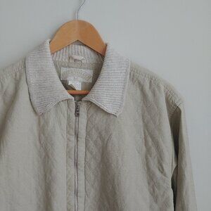 Blue Willi's made in Denmark linen cotton natural oatmeal classic chore coat